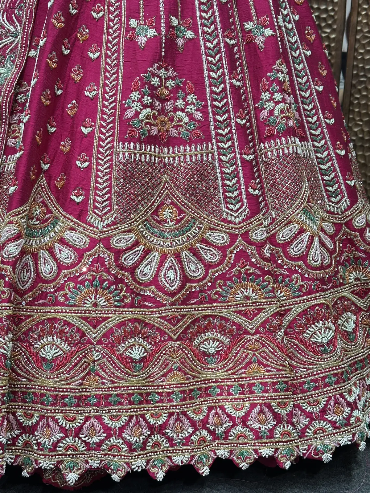 Latest Bridal Lehenga With Handwork